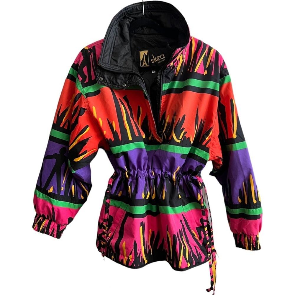 Skea Paris Vail Colorful Lightweight Ski Jacket Size 6 - Picture 2 of 6